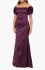 Xscape Evenings Taffeta Off the Shoulder Gown 6394X sold by Terry costa