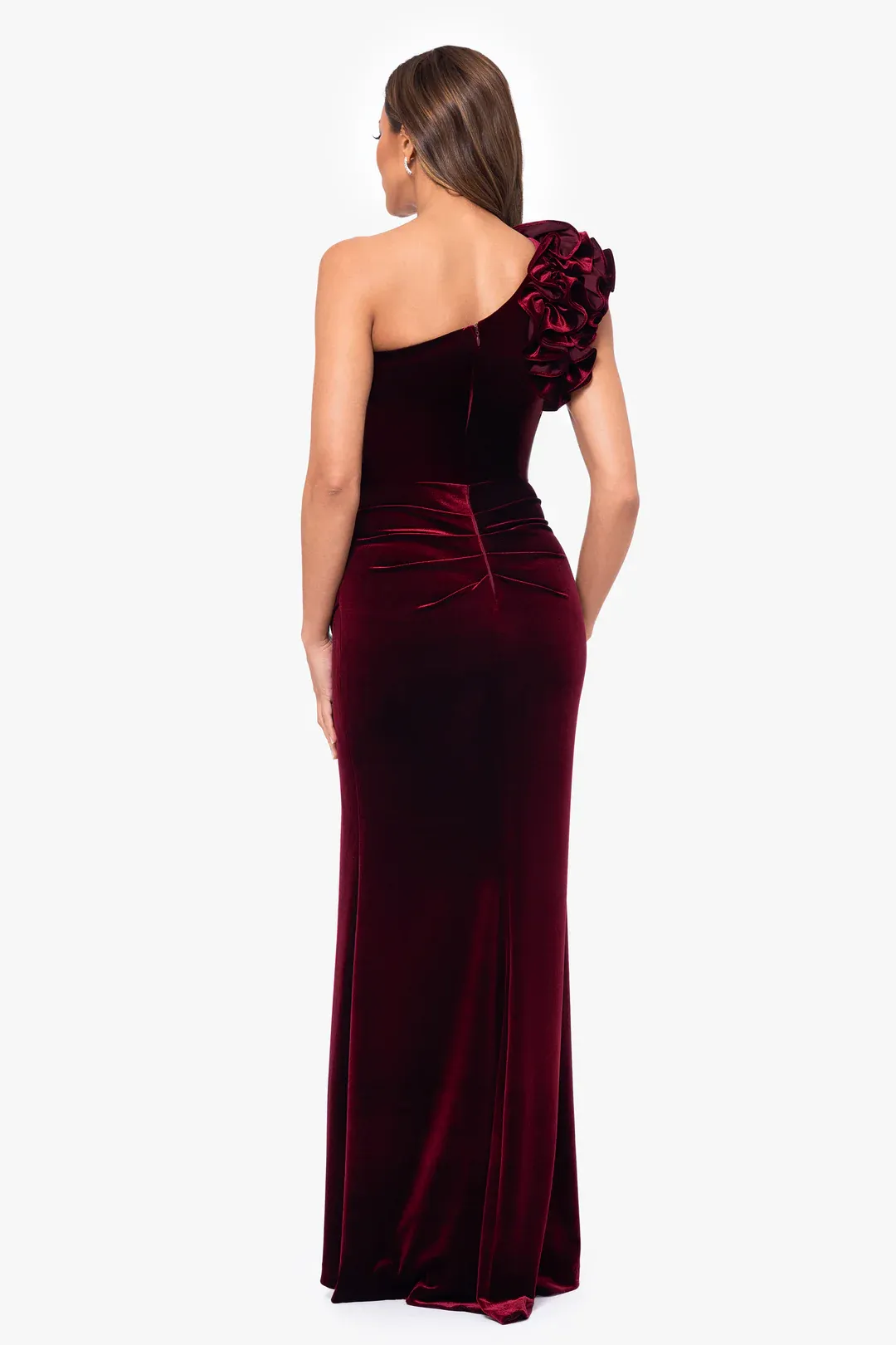 Xscape Evenings "Kristin" Velvet Evenings Gown 6460X sold by Terry costa product image thumbnail 2
