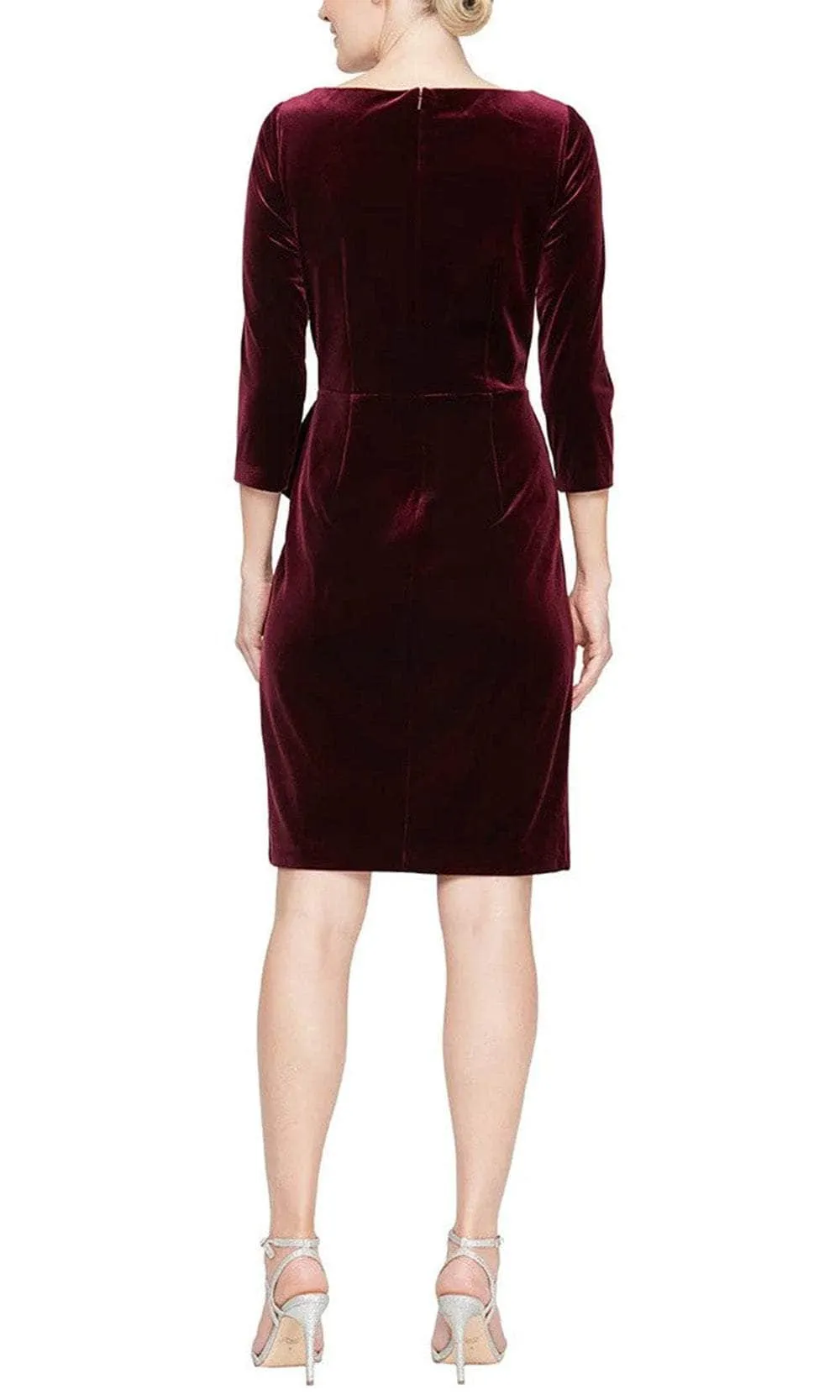 Alex Evenings Short Velvet Sheath Dress 8191938 sold by Terry costa product image thumbnail 2