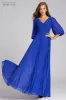 Teri Jon Pleated Chiffon Puff Sleeve Evening Dress 209098 sold by Terry costa