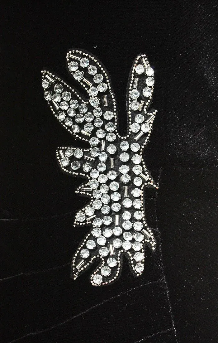 Alex Evenings Halter Neck Velvet Evening Dress 5191945 sold by Terry costa product image thumbnail 3