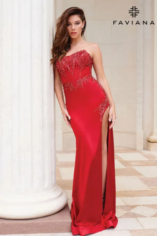 Faviana Dress 11209 sold by Terry costa