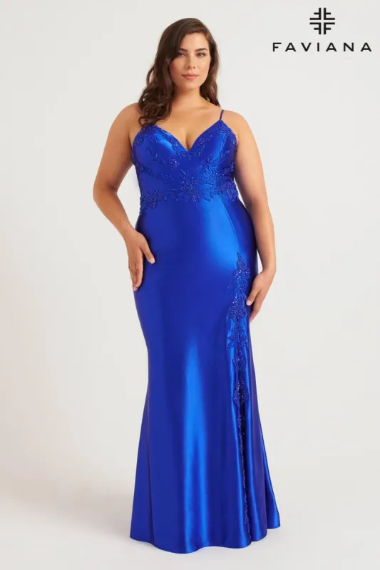 Faviana Plus Sizes Dress 9562 sold by Terry costa