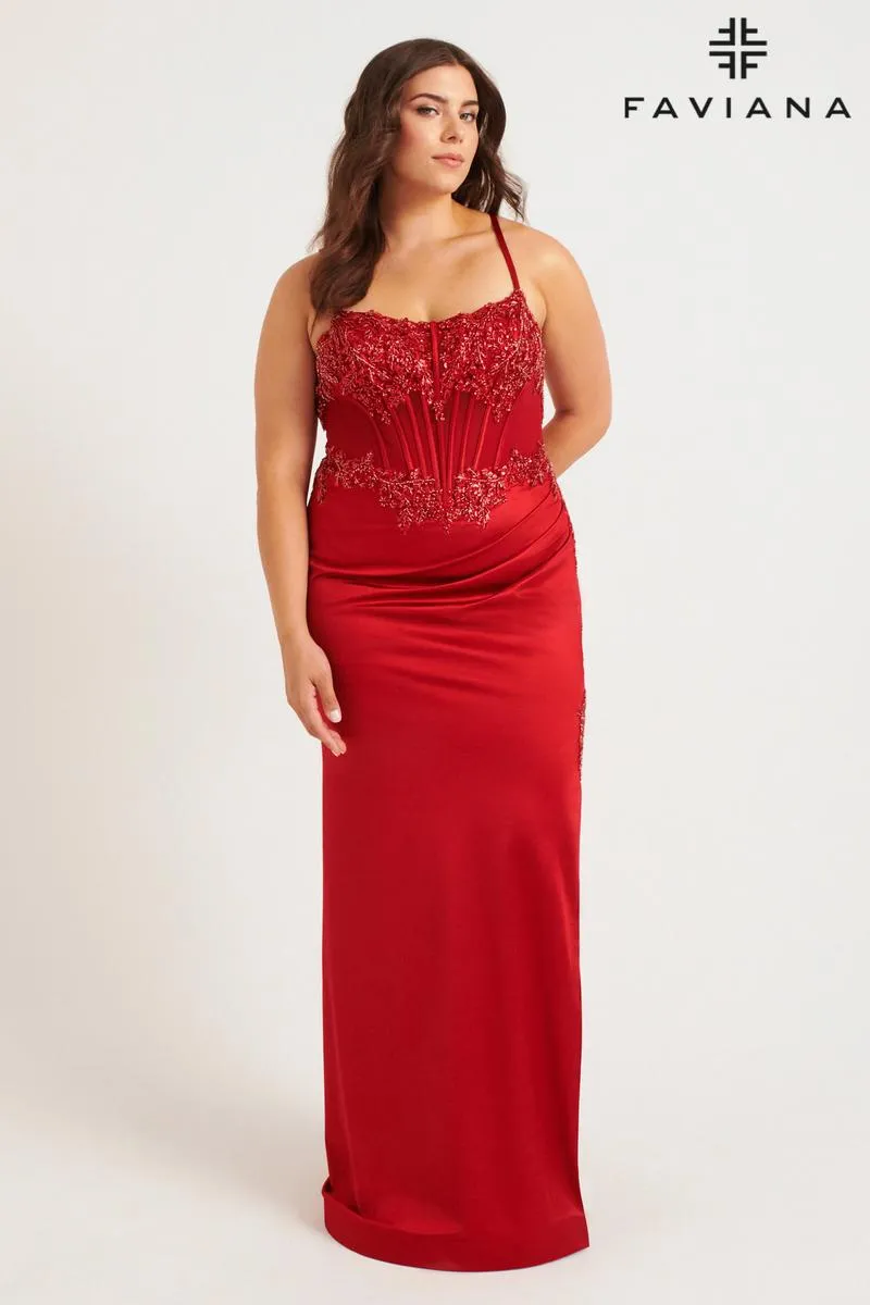 Faviana Plus Sizes Dress 9592 sold by Terry costa