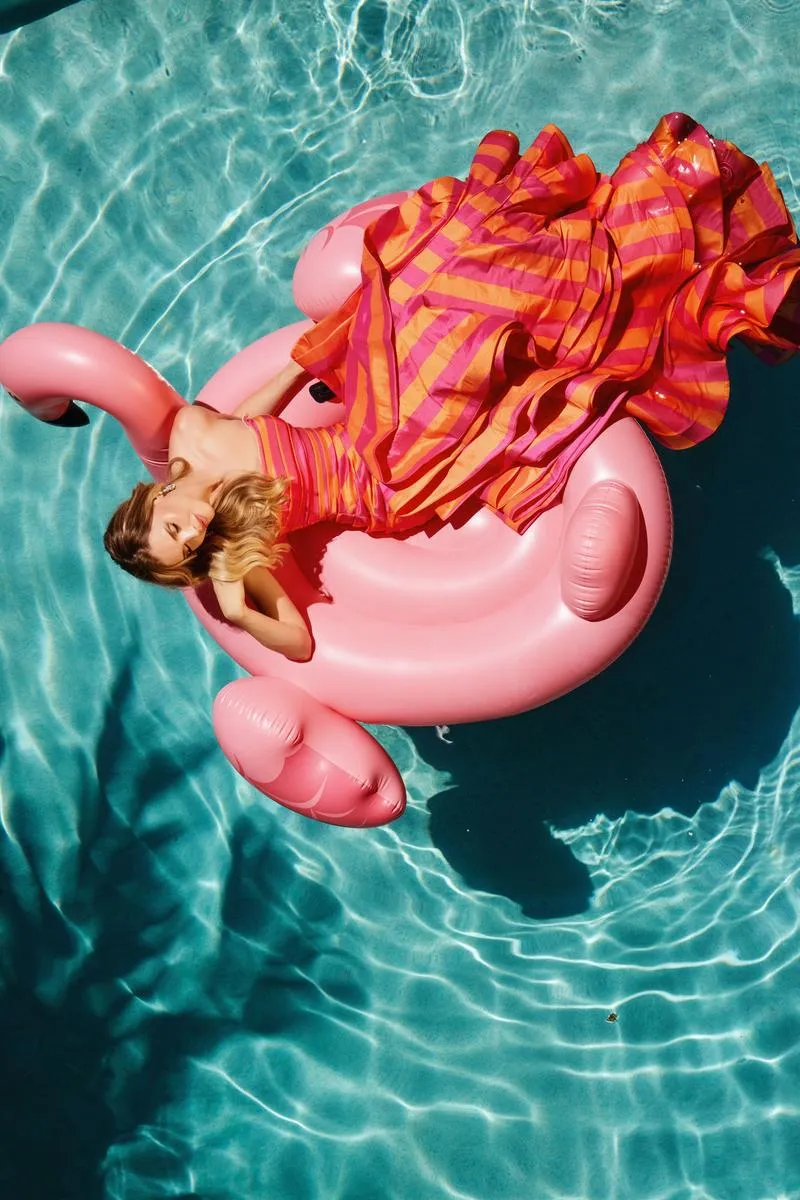 Ava Presley Striped Mermaid Prom Dress 40119 sold by Terry costa product image thumbnail 5