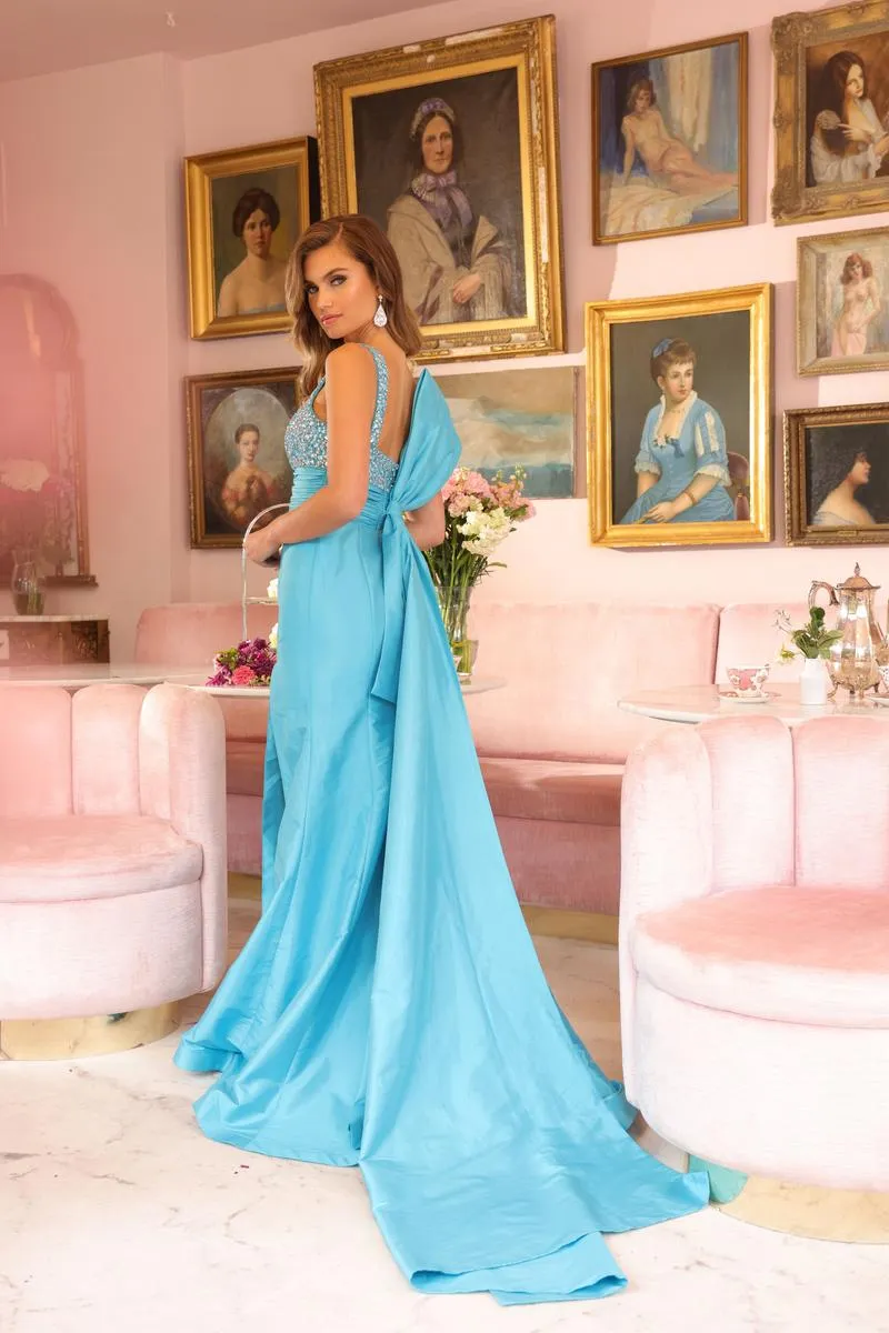 Ava Presley Empire Waist Prom Dress 40142 sold by Terry costa product image thumbnail 2