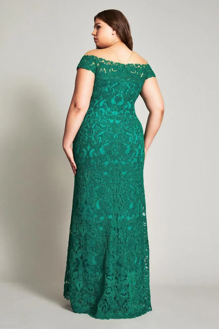 Tadashi Shoji Lace Dupre Off-The-Shoulder Gown ALX17021L sold by Terry costa product image thumbnail 3