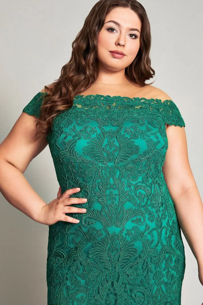 Tadashi Shoji Lace Dupre Off-The-Shoulder Gown ALX17021L sold by Terry costa product image thumbnail 2