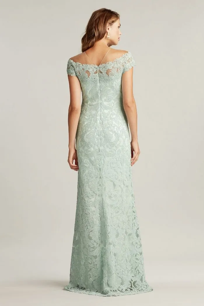 Tadashi Shoji Lace Dupre Off-The-Shoulder Gown ALX17021L sold by Terry costa product image thumbnail 5