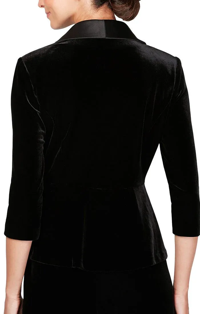 Alex Evenings 3/4 Sleeve Velvet Blouse 3915736 sold by Terry costa product image thumbnail 2