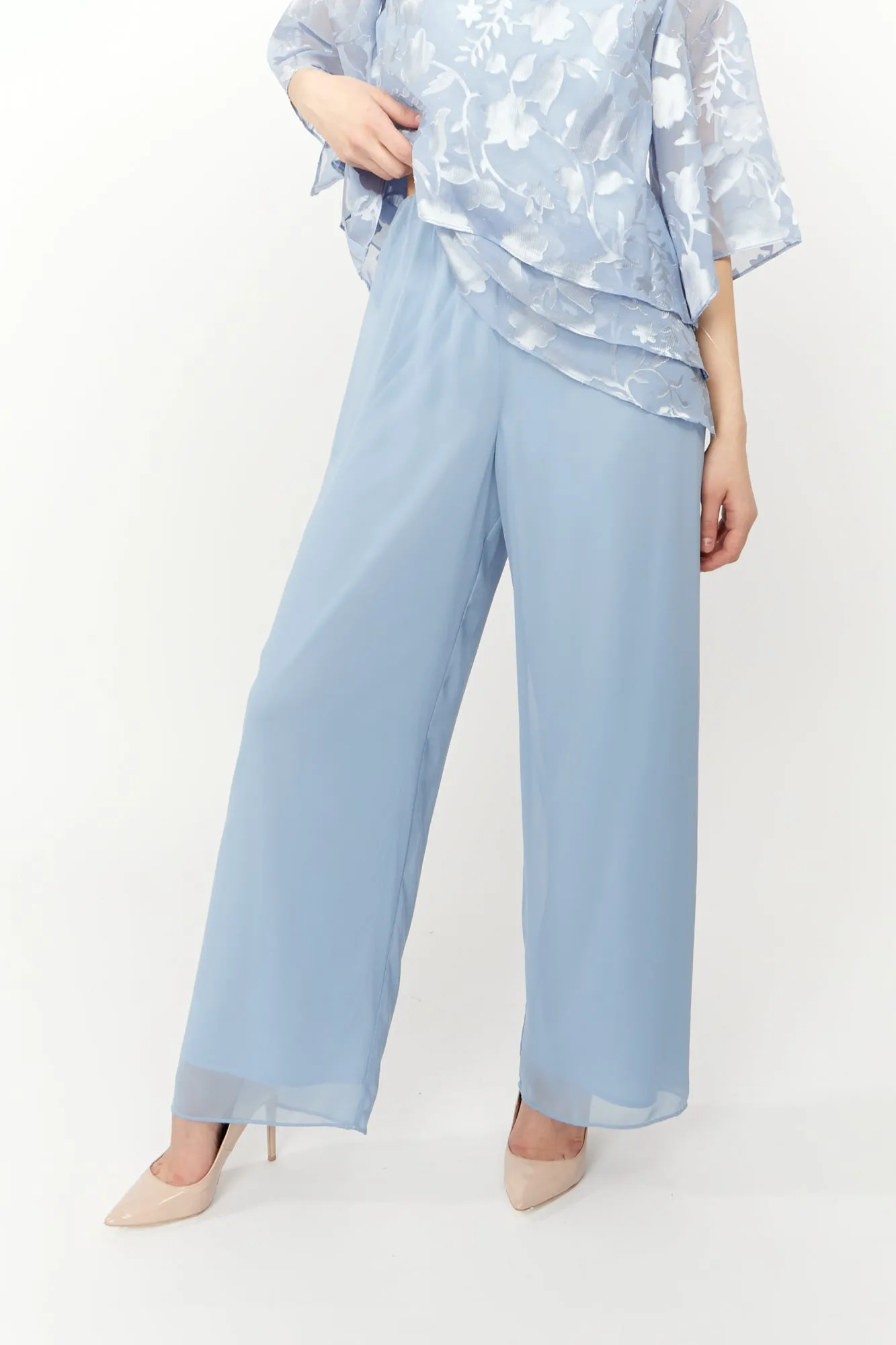 Alex Evenings Full-length Chiffon Trousers 370927 sold by Terry costa product image thumbnail 2