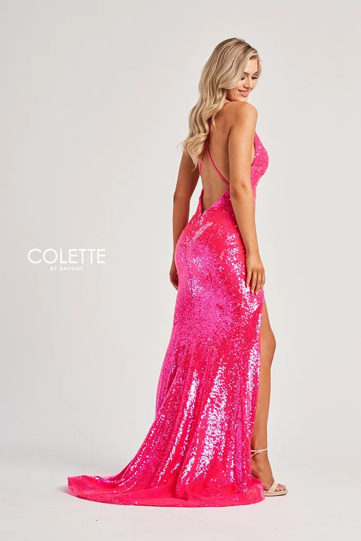 Colette by Daphne Dress CL8070 sold by Terry costa product image thumbnail 5