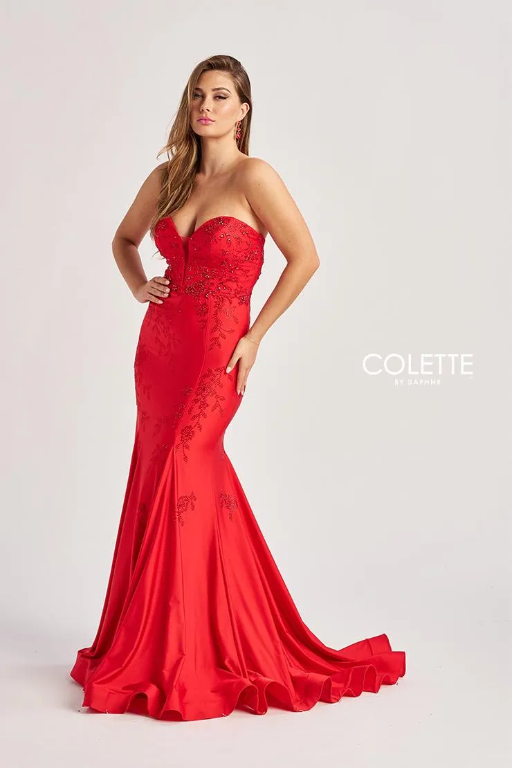 Colette by Daphne Dress CL8445 sold by Terry costa product image thumbnail 3