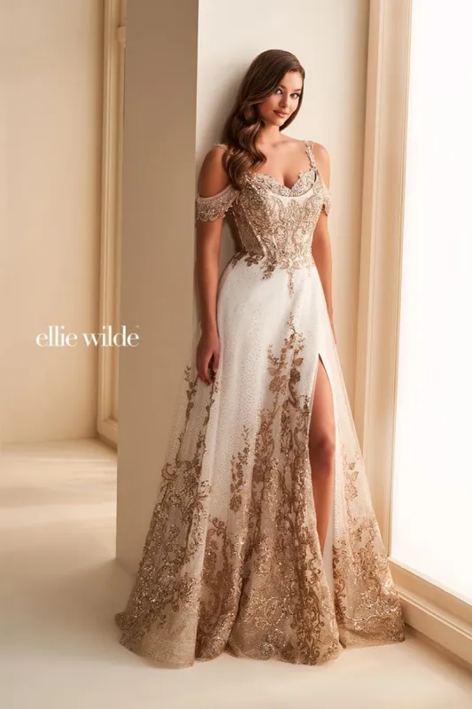 Ellie Wilde by Mon Cheri Dress EW36220 sold by Terry costa