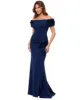 Xscape Evenings Floral Off the Shoulder Dress 6341X sold by Terry costa