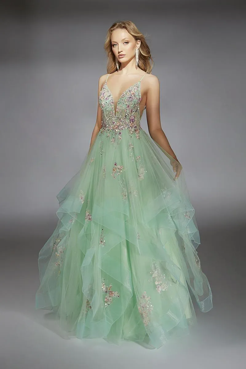 Alyce Prom Dress 61735 sold by Terry costa product image thumbnail 3