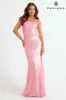 Faviana Paillette Strapless Sequin Prom Dress 11258 sold by Terry costa