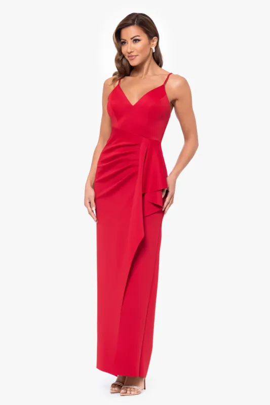 Xscape Evenings "Tabitha" Scuba Crepe Dress 6303X sold by Terry costa