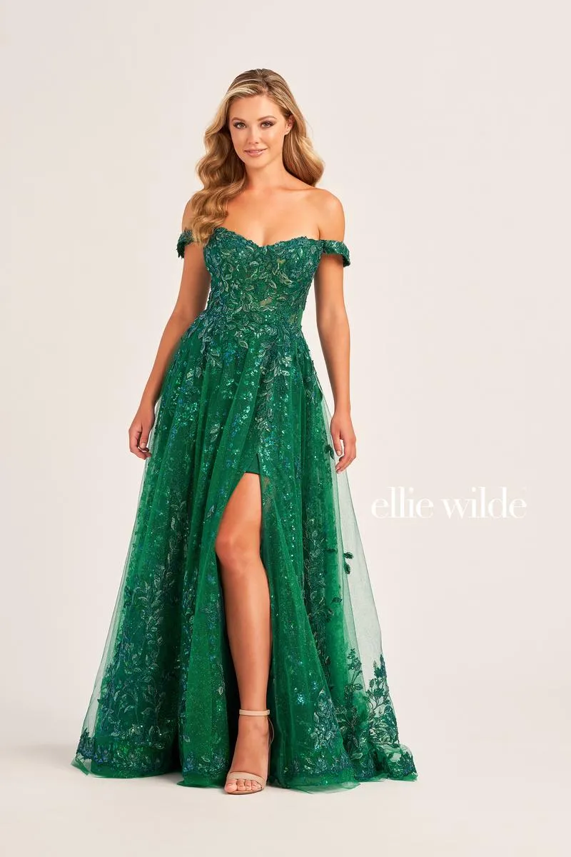 Ellie Wilde Lace Ball Gown From Dress EW35116 sold by Terry costa product image thumbnail 3