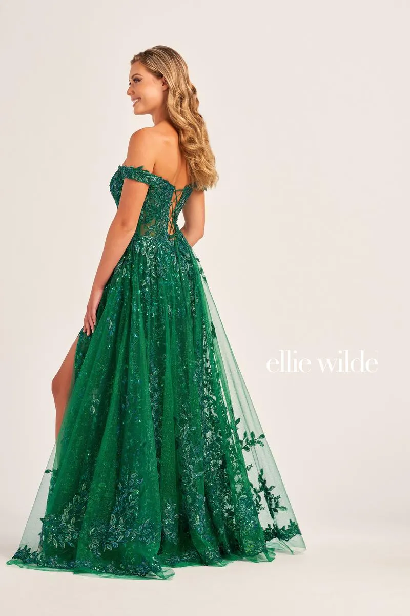 Ellie Wilde Lace Ball Gown From Dress EW35116 sold by Terry costa product image thumbnail 2