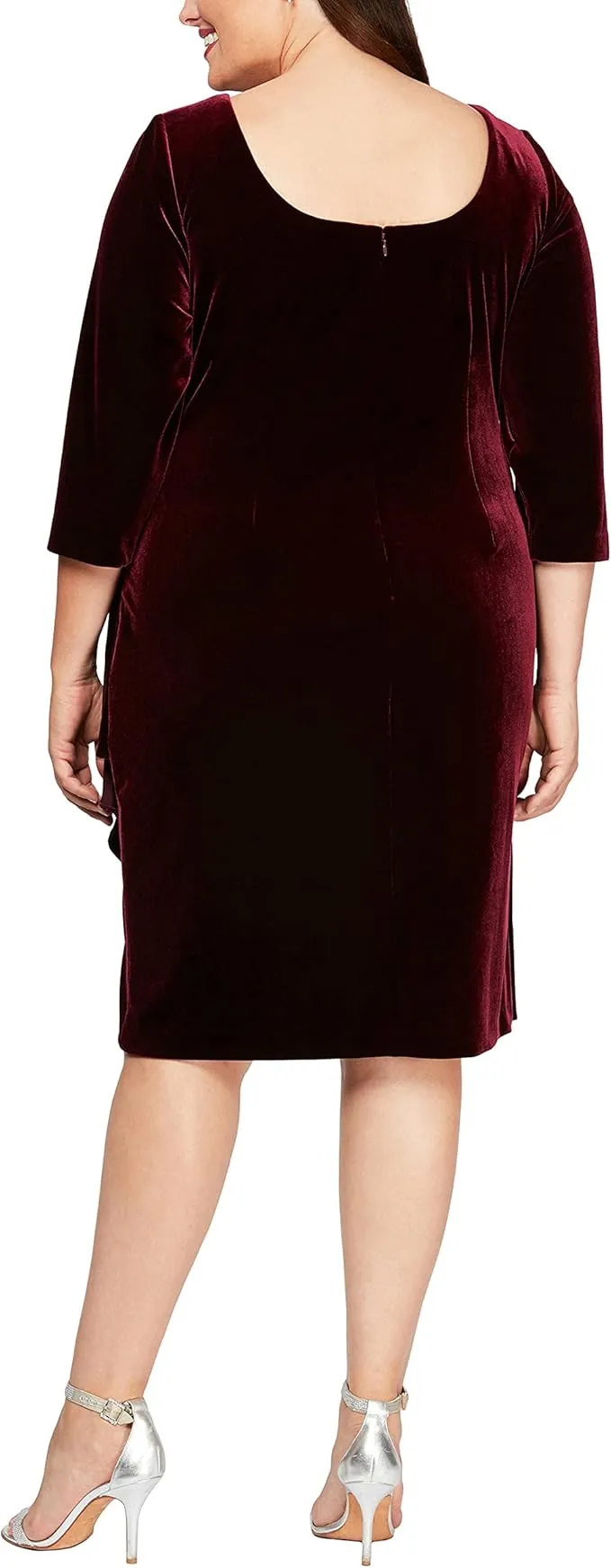Alex Evenings Velvet Cocktail Dress 4915267 sold by Terry costa product image thumbnail 2