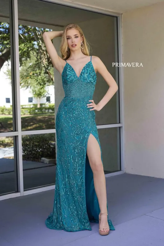 Primavera Couture Long Dress 4306 sold by Terry costa