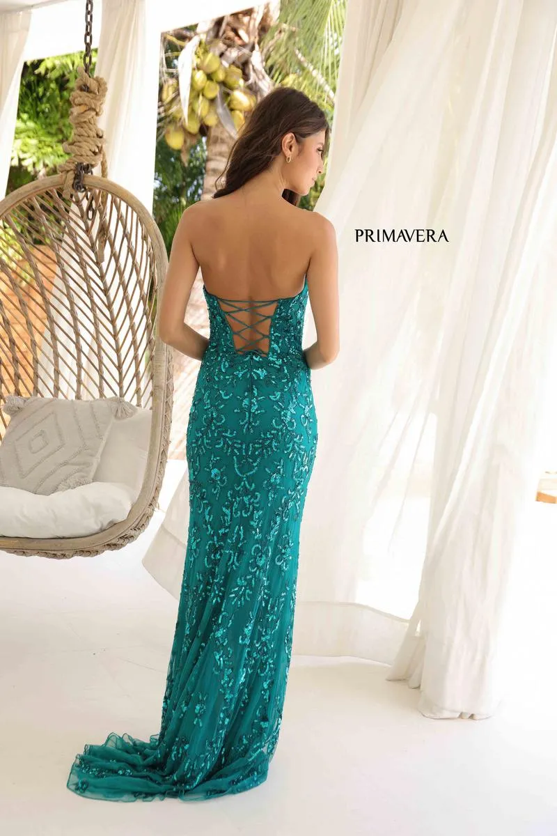 Primavera Couture Long Dress 4347 sold by Terry costa product image thumbnail 2