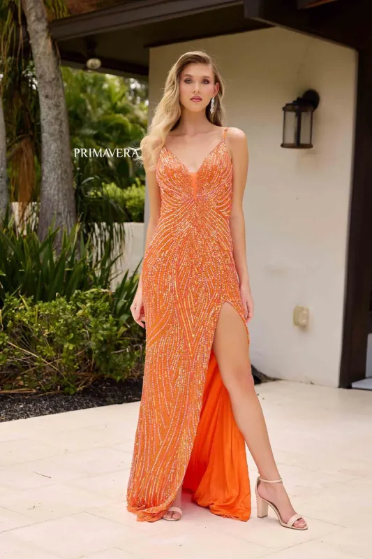 Primavera Couture Long Dress 4368 sold by Terry costa