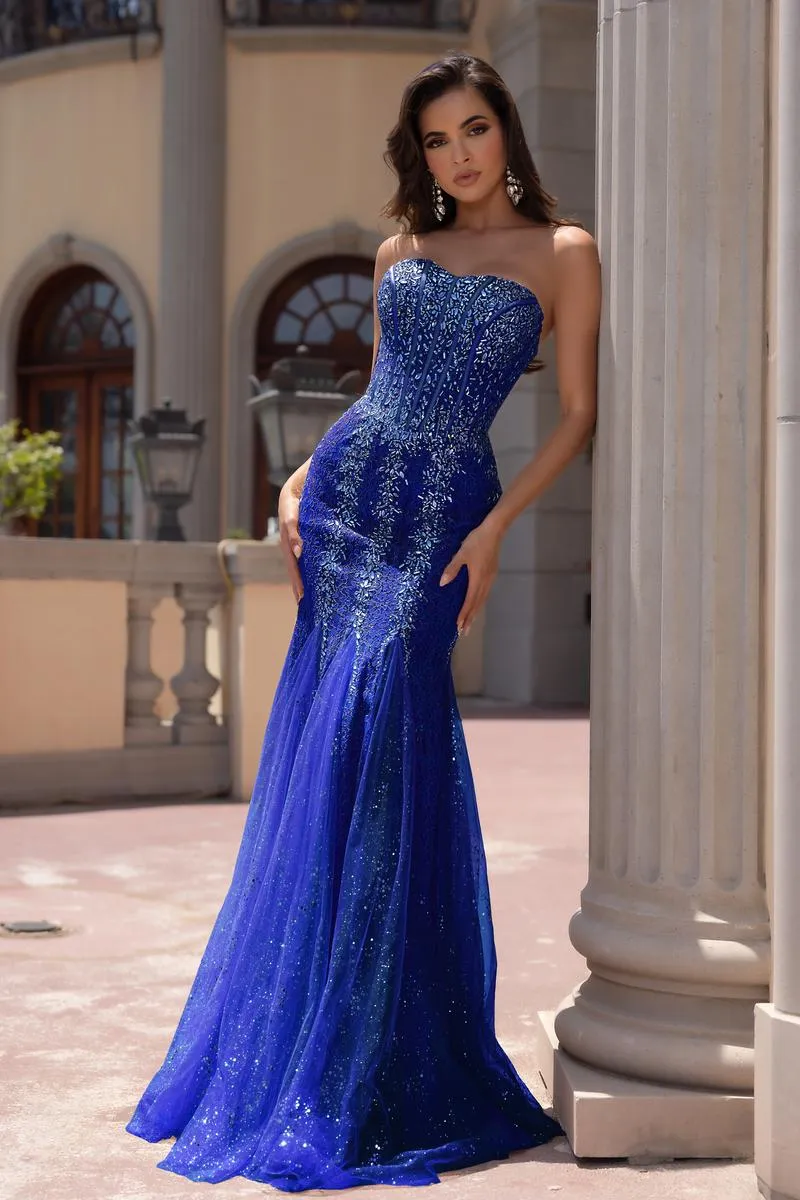 Portia and Scarlett Prom Dress PS25169 sold by Terry costa product image thumbnail 3