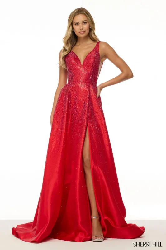 Sherri Hill Heat Stone A-Line Prom Dress 56990 sold by Terry costa