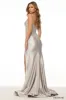 Sherri Hill Satin Illusion Side Prom Dress 57137 sold by Terry costa