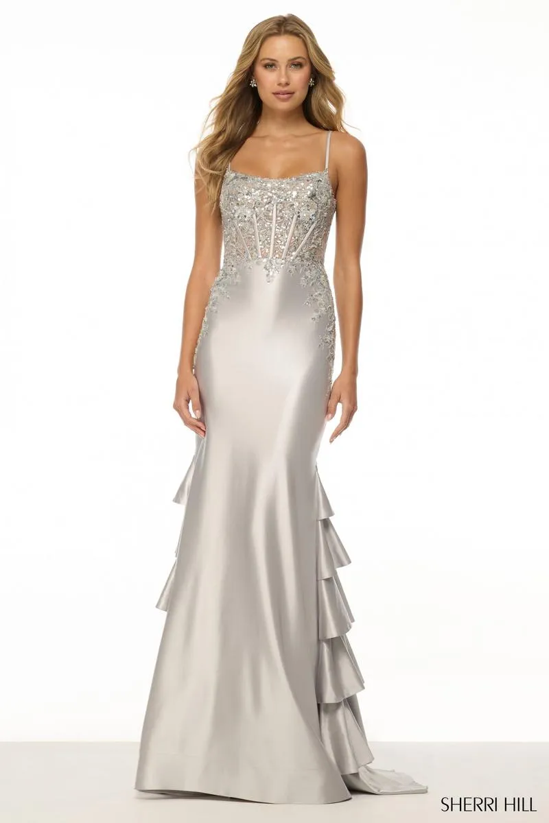 Sherri Hill Dress 57189 sold by Terry costa product image thumbnail 3