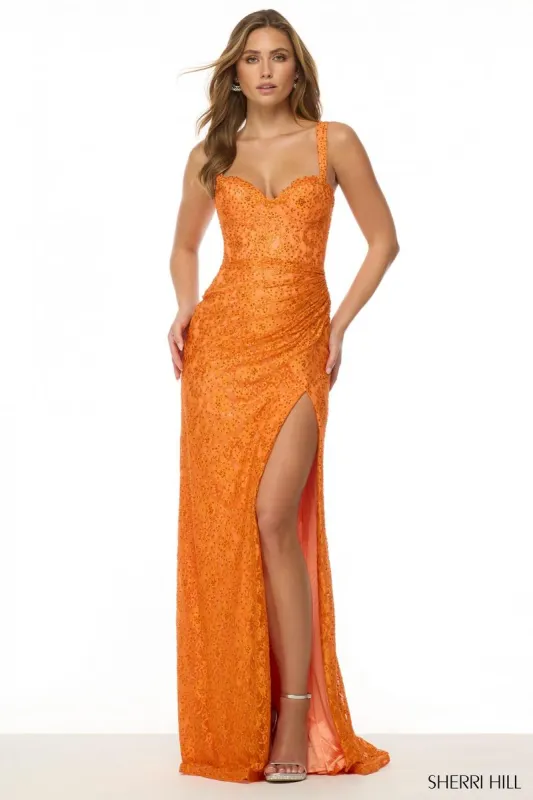 Sherri Hill Hot Stone Lace Prom Dress 57089 sold by Terry costa