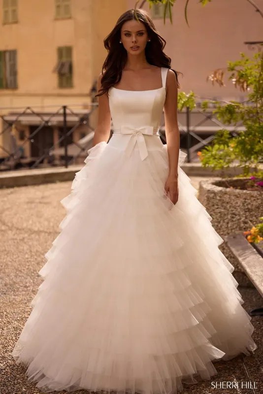 Sherri Hill Princess Ruffle Ball Gown 57117 sold by Terry costa