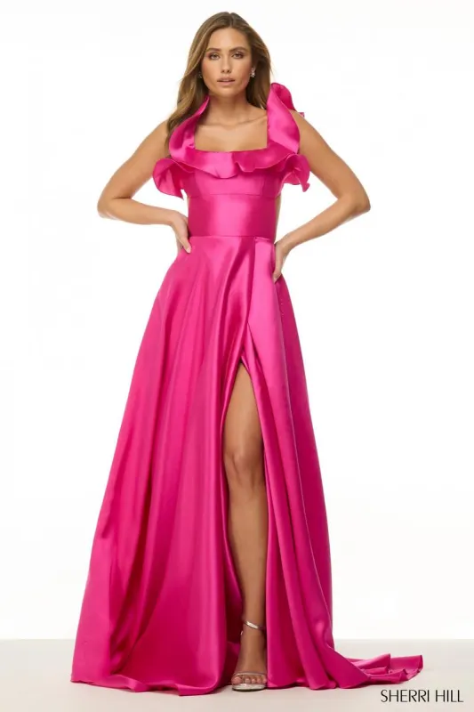 Sherri Hill Taffeta A-Line Prom Dress 57041 sold by Terry costa
