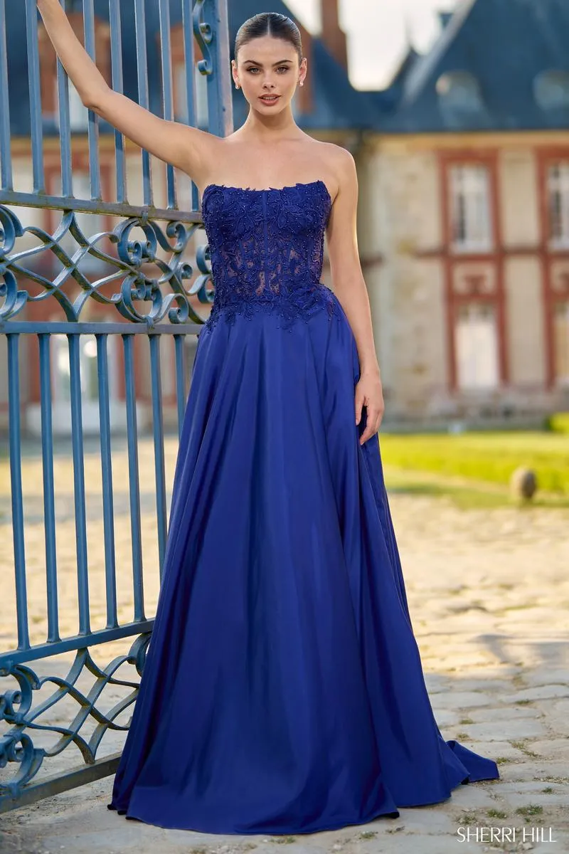 Sherri Hill Illusion Lace Prom Dress 56912 sold by Terry costa