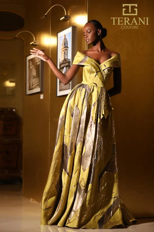 Terani Evenings Dress 251E4208 sold by Terry costa