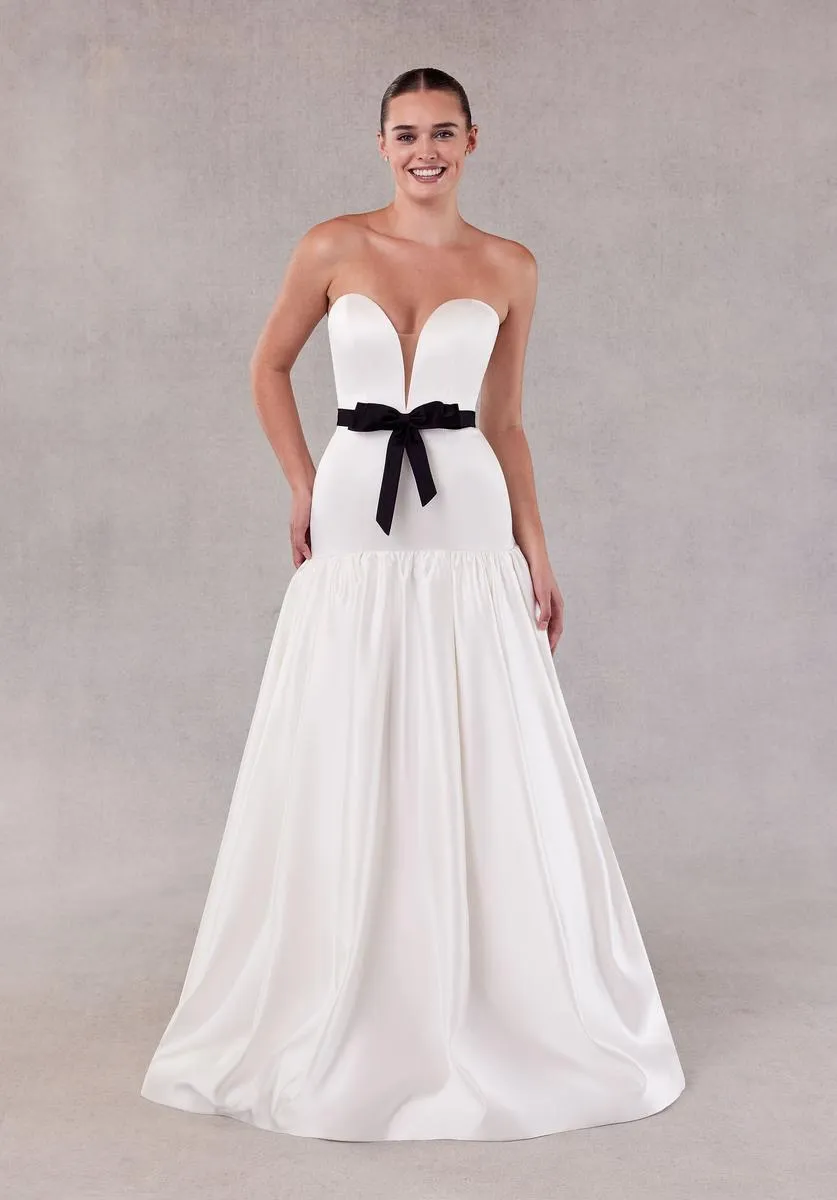 Morilee Bridal "Simone" Gown 2744 sold by Terry costa product image thumbnail 3