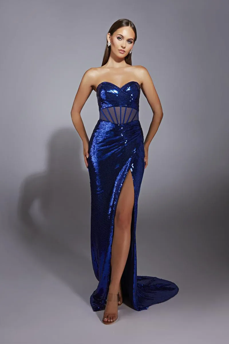 Alyce Prom Dress 61764 sold by Terry costa product image thumbnail 3