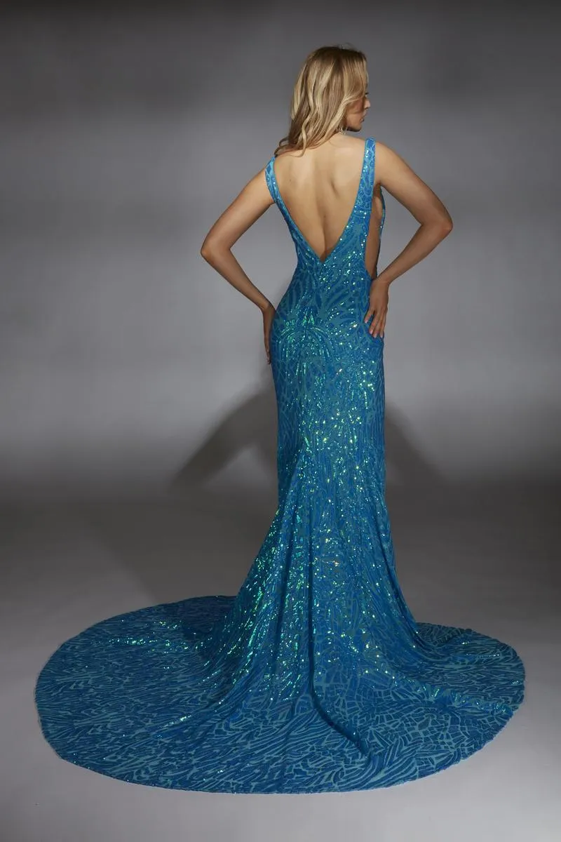 Alyce Prom Dress 61876 sold by Terry costa product image thumbnail 2