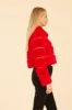 Dolce Cabo Paneled Faux Fur Cropped Jacket 75521 sold by Terry costa