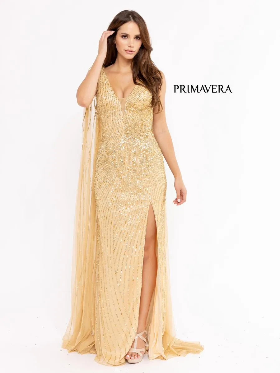 Primavera Couture Long Dress 3971 sold by Terry costa