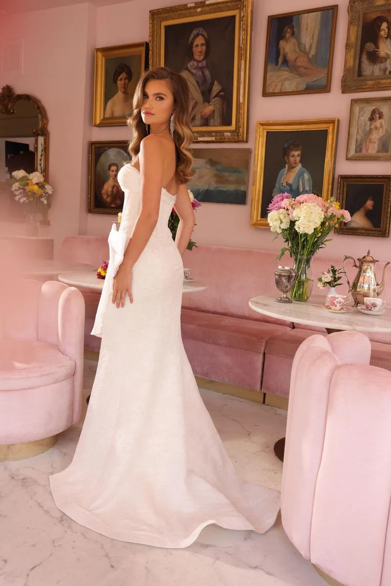 Ava Presley Corset Bow Prom Dress 40099 sold by Terry costa product image thumbnail 2