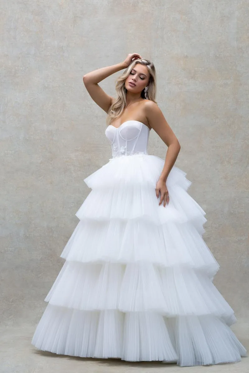 Abella by Allure Bridals "Juno" Gown E500 sold by Terry costa product image thumbnail 5