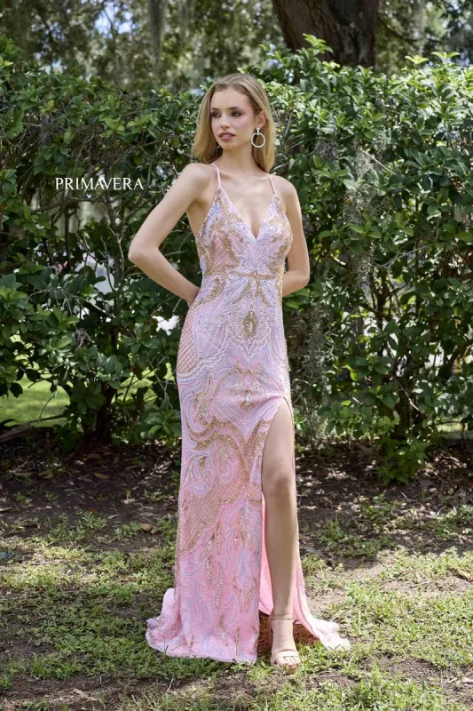 Primavera Couture Long Dress 4311 sold by Terry costa