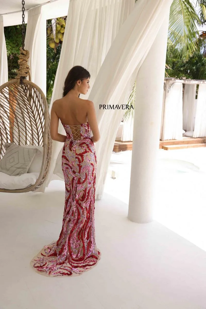 Primavera Couture Long Dress 4373 sold by Terry costa product image thumbnail 4