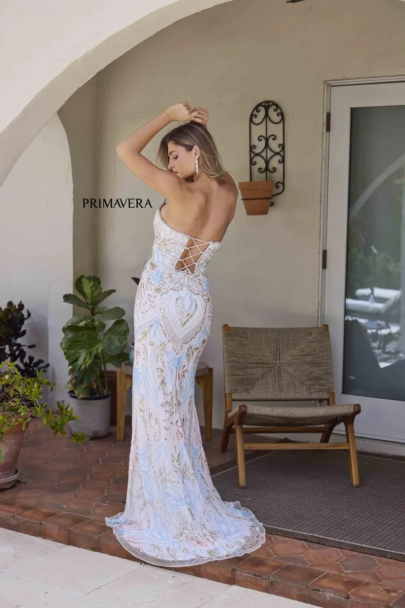 Primavera Couture Long Dress 4382 sold by Terry costa product image thumbnail 2