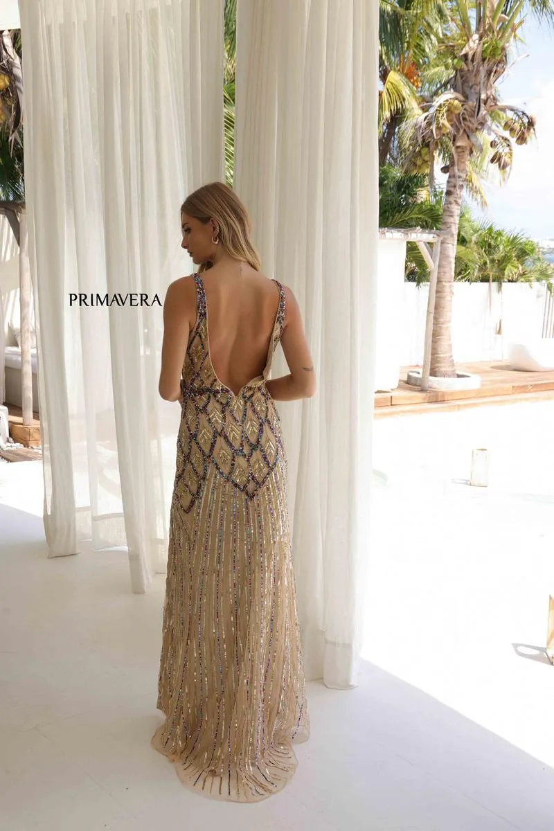 Primavera Couture Long Dress 4386 sold by Terry costa product image thumbnail 4