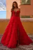 Sherri Hill Lace Corset Ruffle Prom Dress 57120 sold by Terry costa