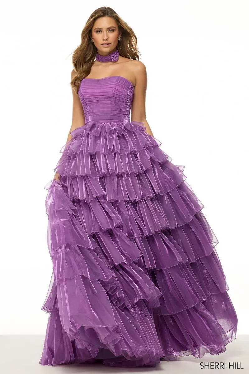 Sherri Hill Dress 57188 sold by Terry costa product image thumbnail 3